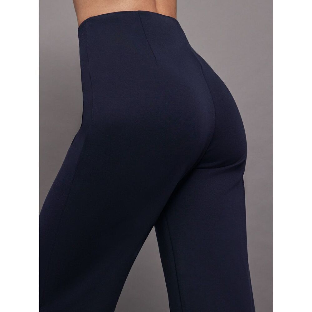 NWT Carbon38 Navy High Waisted Scuba Pant - Picture 5 of 10